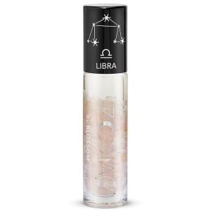 Blossom Zodiac Sign Vanilla Scented Moisturizing Roll-On Lip Gloss with Crystals, Made in USA, 0.20 fl. oz./5.9ml, Libra