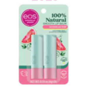 Eos 100% Natural Lip Balm Stick - Watermelon Frosé | 0.14 oz | 2-Pack
