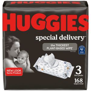 Huggies Special Delivery Baby Wipes, Unscented, 3 Pack, 168 Total Ct (Select for More Options)