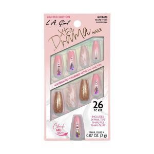 L.a. Girl Xtra Drama Fake Nails - Mani-Fest - 26pc
