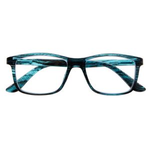 ICU Eyewear Novato Rectangle Reading Glasses - Teal +1.50