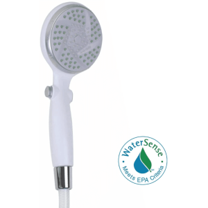 Carex Handheld Showerhead with Extra-Long 84 Flexible Hose and Pause Function, Watersense Certified