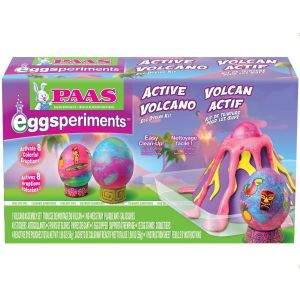 Eggsperiment Active Volcano Easter Egg Decorating Kit Dyeing Coloring