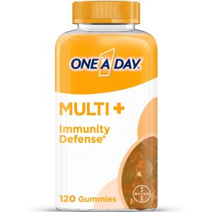 One A Day MULTI+ Immunity Defense Gummy Multivitamin, 120 Count"
