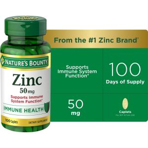 Natures Bounty Zinc 50 mg 100 Tabs