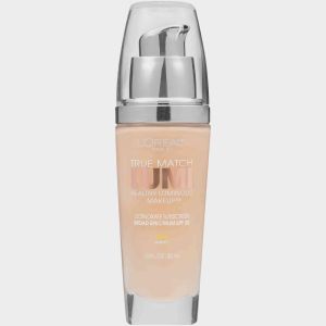 LOreal Paris True Match Lumi Healthy Luminous Makeup SPF 19, W1-2 Porcelain/Light Ivory, 1 fl. oz.