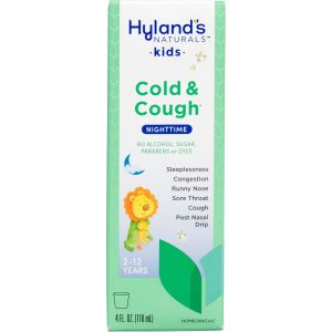 Hyland's Naturals Kids Cold & Cough Nighttime Relief Liquid, 4 fl oz"