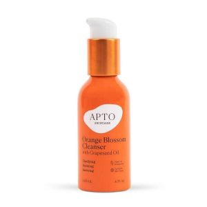 APTO Skincare Orange Blossom Cleanser, Lightly Foaming Face Wash, 4 fl. oz."
