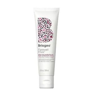 Briogeo Farewell Frizz Blow Dry Cream Heat Protectant for Hair, Anti Frizz Hair Product with Argan Oil for Styling, 2 oz