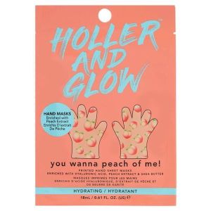 Holler and Glow You Wanna Peach Of Me Refreshing Hand Mask