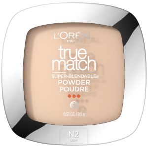 LOreal Paris True Match Super Blendable Oil Free Makeup Powder, N2 Classic Ivory, 0.33 oz