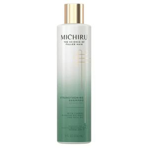Michiru Cherry Blossom Extract  Rice Oil Sulfate-Free Strengthening Shampoo - 9 fl oz