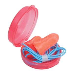 Carex Apex Soft Foam Ear Plugs with Cord, For Loud Noise, Sleeping, Snoring, Swimming, 1 Pair