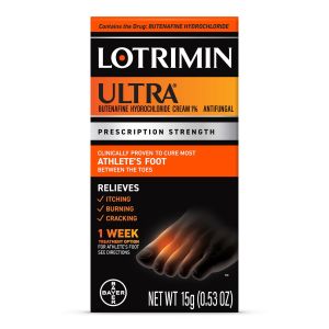 Lotrimin Ultra 1 Week Athletes Foot Treatment Antifungal Cream, 15G Tube