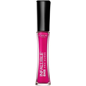 LOreal Paris Infallible 8 Hour Pro Hydrating Lip Gloss, Pink Topaz