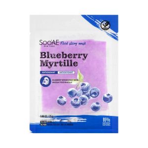 SooAE Food Story Blueberry Mask - Antioxidant, 0.88 oz.