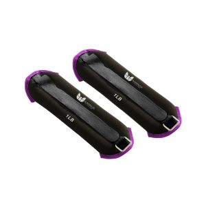 Warrior 2lb Soft Neoprene Adjustable Ankle Weights (2 Pack)