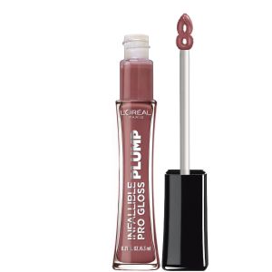 LOreal Paris Infallible Pro Gloss Plump Lip Gloss With Hyaluronic Acid, Radiant Mauve