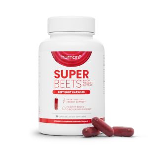 HumanN SuperBeets Beet Root Capsules - Support Healthy Blood Pressure - 90 Count