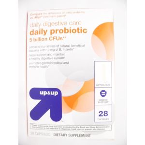 Up & Up Daily Digestive Care Daily Probiotic, 28 Capsules, 5 Billion CFUs