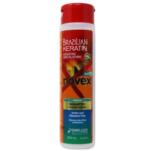 Novex Brazilian Keratin Protect and Repair Shampoo, All Hair Types and Textures, 10.14 fl oz