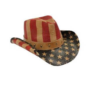 Peter Grimm Mens Old Glory Drifter Hat — Red/White/Blue, One Size Fits Most, Model#GCD9120-BLU-O