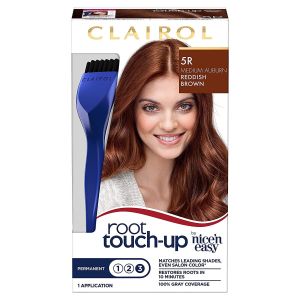 Clairol Root Touch-Up Nice'n Easy Permanent Hair Dye 5R Medium Auburn Hair Color Pack of 1
