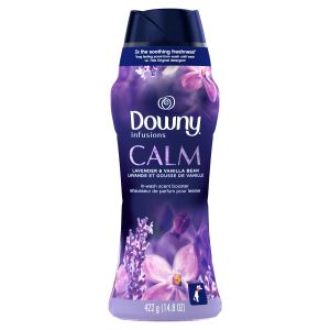 Downy Infusions In-Wash Scent Booster Beads, Calm, Lavender & Vanilla Bean, 14.8 oz"