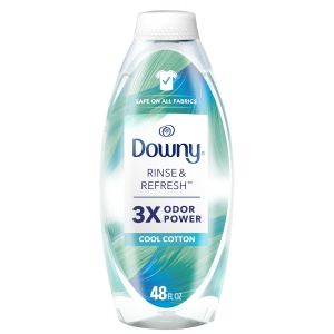 Downy Rinse & Refresh Laundry Odor Remover, Cool Cotton Scent, 48 fl oz"