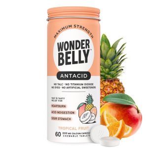 Wonderbelly - Antacid Tropical Fruit, 60tb | Pack of 4