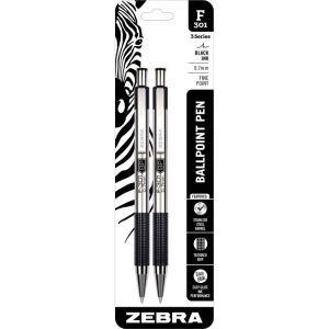 Zebra 2ct F-301 Ballpoint Pens Black Ink Fine .7mm - GUEST_fcd872e5-13c8-45d9-ae3e-c57b9e2ea040.jpg