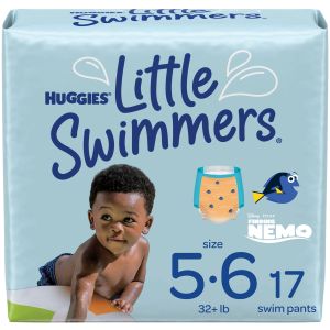 Huggies Little Swimmers Swim Diapers, Size 5-6, 17 Ct"