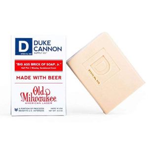 Duke Cannon Big Ass Brick of Beer Soap, Jr. 4.5 Ounce -Half Pint Travel Size