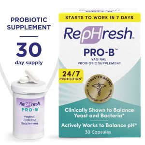 RepHresh Pro-B Probiotic Supplement for Women, 30 Oral Capsules"