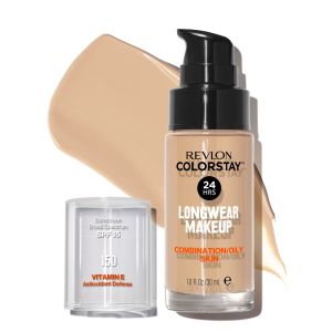 Revlon ColorStay Liquid Foundation Makeup, Matte Finish, Combination/Oily Skin, SPF 15, 150 Buff, 1 fl oz.