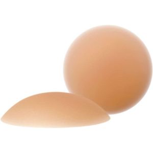 NIPPIES Nipple Covers for Women – Adhesive Silicone Pasties with Travel Box, Caramel, Small"
