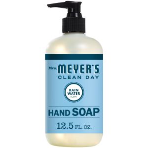 Mrs. Meyers Clean Day Liquid Hand Soap, Rain Water Scent, 12.5 Ounce Bottle
