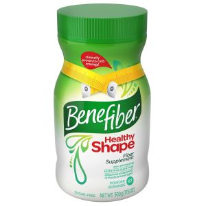 Benefiber Healthy Shape Prebiotic Fiber Powder for Digestive Health, 17.6 oz