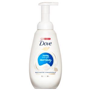 Dove Beauty Moisture Foaming Long Lasting Women's Body Wash All Skin Type, 13.5 fl oz"