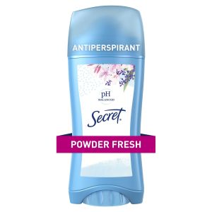 Secret Female Antiperspirant Deodorant Invisible Solid Powder Fresh, 2.6oz"