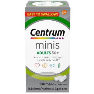 Centrum Adults 50+, Minis, 180 Tablets