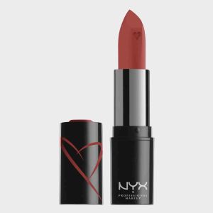 NYX Professional Makeup Shout Loud Hydrating Satin Lipstick with Mango & Shea Butter, Hot In Here