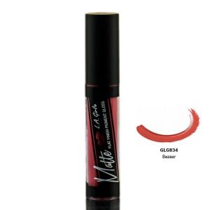 L.A. Girl Matte Flat Finish Pigment Lip Gloss, Bazaar