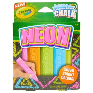 Crayola Washable Neon Sidewalk Chalk