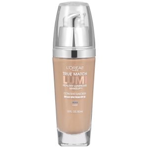 LOreal Paris True Match Lumi Liquid Foundation Makeup, C3 Creamy Natural, 1 fl oz