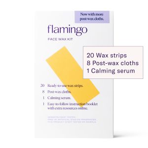 Flamingo Womens Face Wax Kit, 20ct.