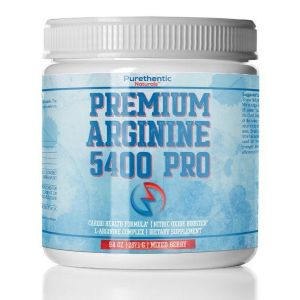 L-Arginine Powder 5400mg - Premium Nitric Oxide Powder - Supports Blood Pressure & Cholesterol - Mix