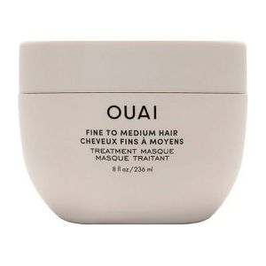 OUAI Fine to Medium Hair Treatment Masque - Hair Mask for Hair Repair, Hydration and Shine - With Shea Butter, Keratin and Panthenol - Paraben, Phthalate and Sulfate Free Hair Care (8 Fl Oz)