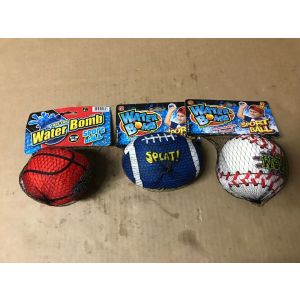 Toss Em Water Bomb Sports Ball CHOOSE TYPE