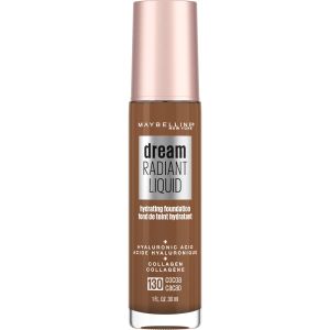 Maybelline Dream Radiant Liquid Foundation Makeup, 130 Cocoa, 1 fl oz